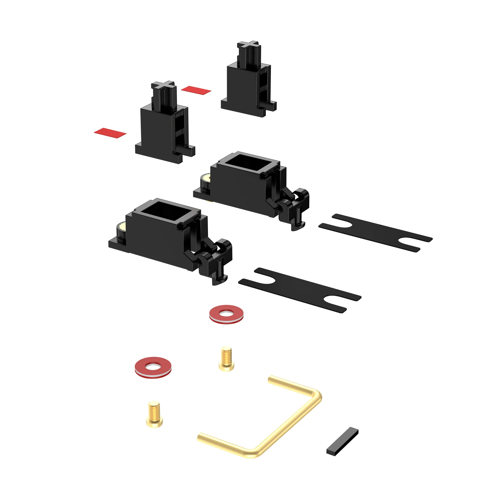 DUROCK Stabilizer V2 Screw-in Stabilizers PCB Mount Keycap Stabilisers Screw in Mechanical Keyboard Space Bar Stabs