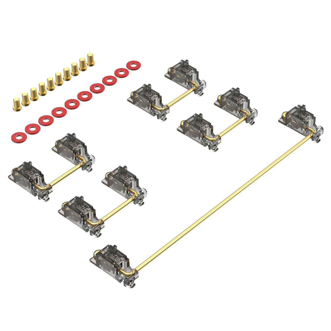 DUROCK Stabilizer V2 Screw-in Stabilizers PCB Mount Keycap Stabilisers Screw in Mechanical Keyboard Space Bar Stabs