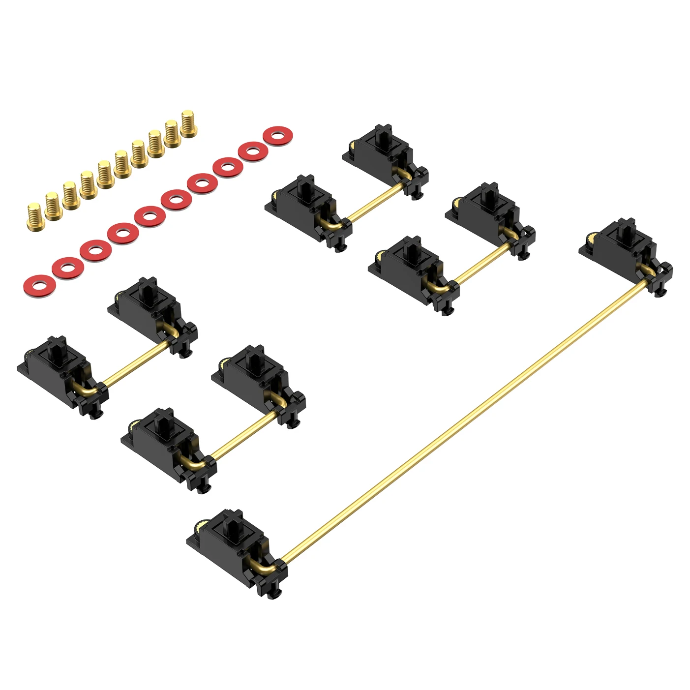 DUROCK Stabilizer V2 Screw-in Stabilizers PCB Mount Keycap Stabilisers Screw in Mechanical Keyboard Space Bar Stabs