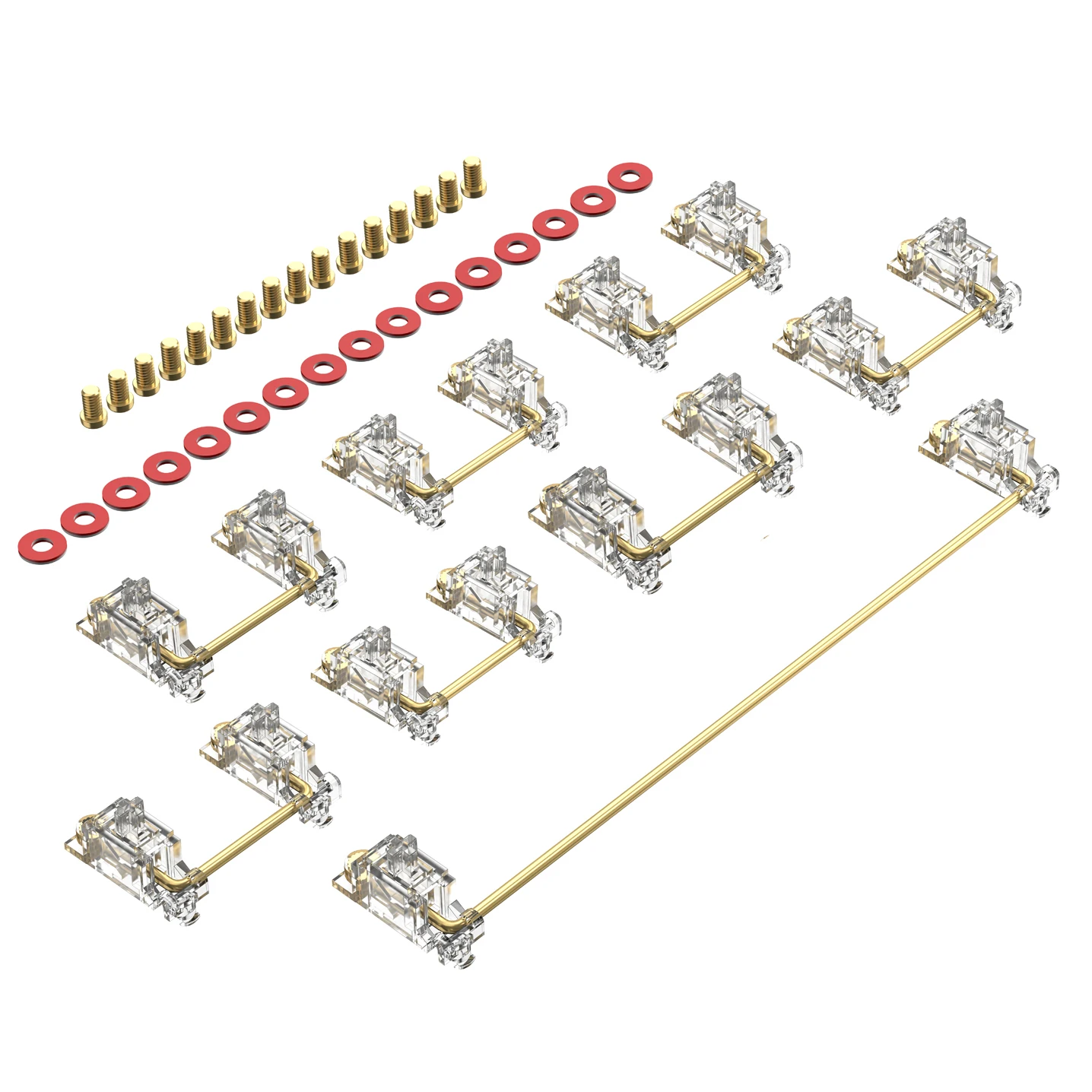 DUROCK Stabilizer V2 Screw-in Stabilizers PCB Mount Keycap Stabilisers Screw in Mechanical Keyboard Space Bar Stabs