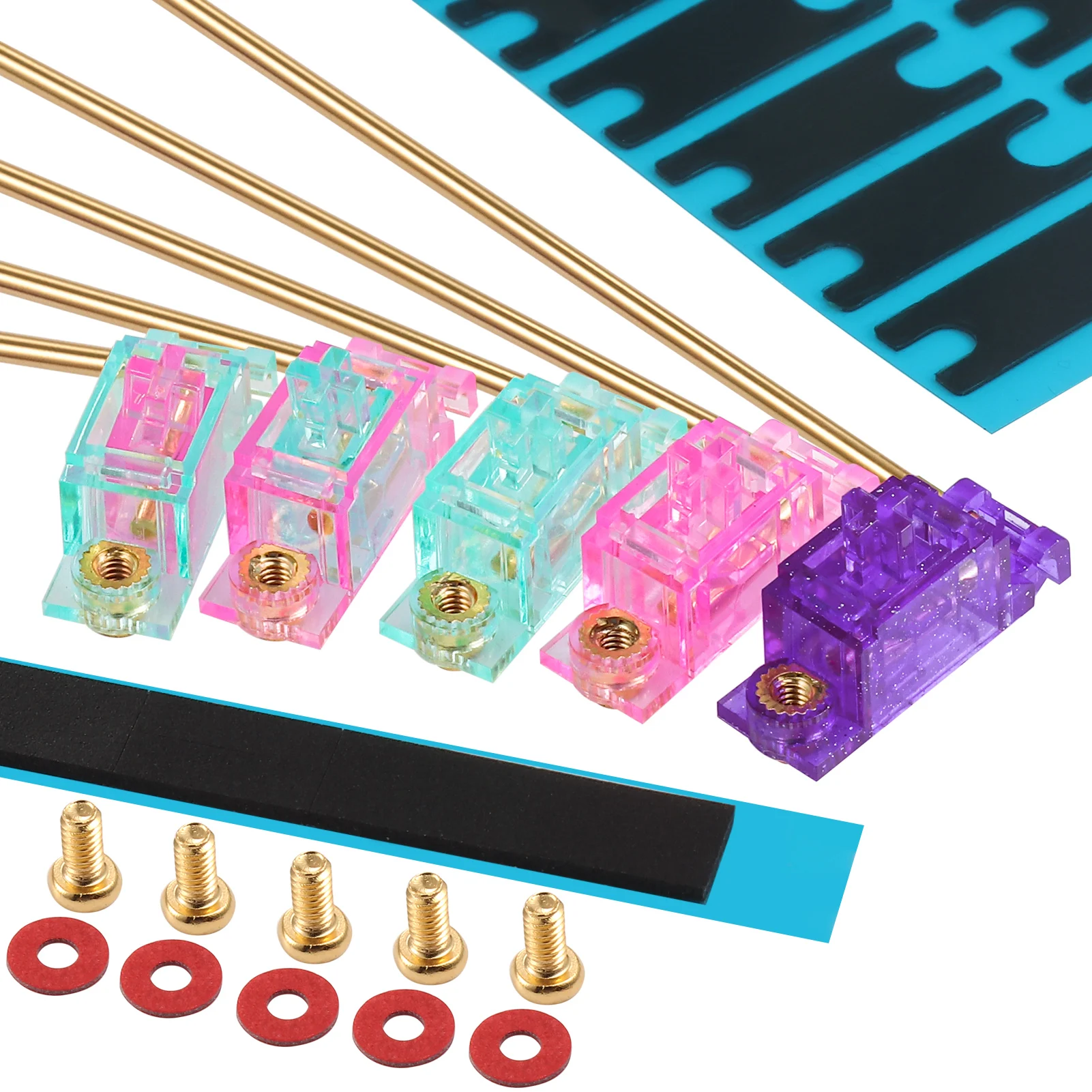 DUROCK Stabilizer V2 Screw-in Stabilizers PCB Mount Keycap Stabilisers Screw in Mechanical Keyboard Space Bar Stabs