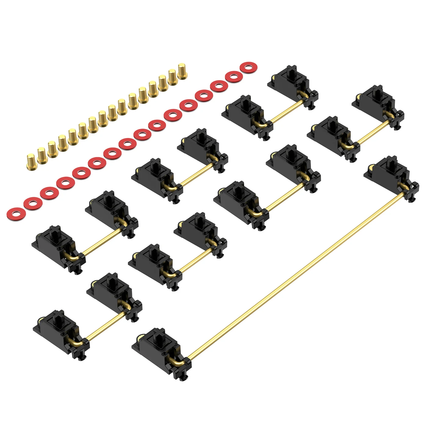 DUROCK Stabilizer V2 Screw-in Stabilizers PCB Mount Keycap Stabilisers Screw in Mechanical Keyboard Space Bar Stabs