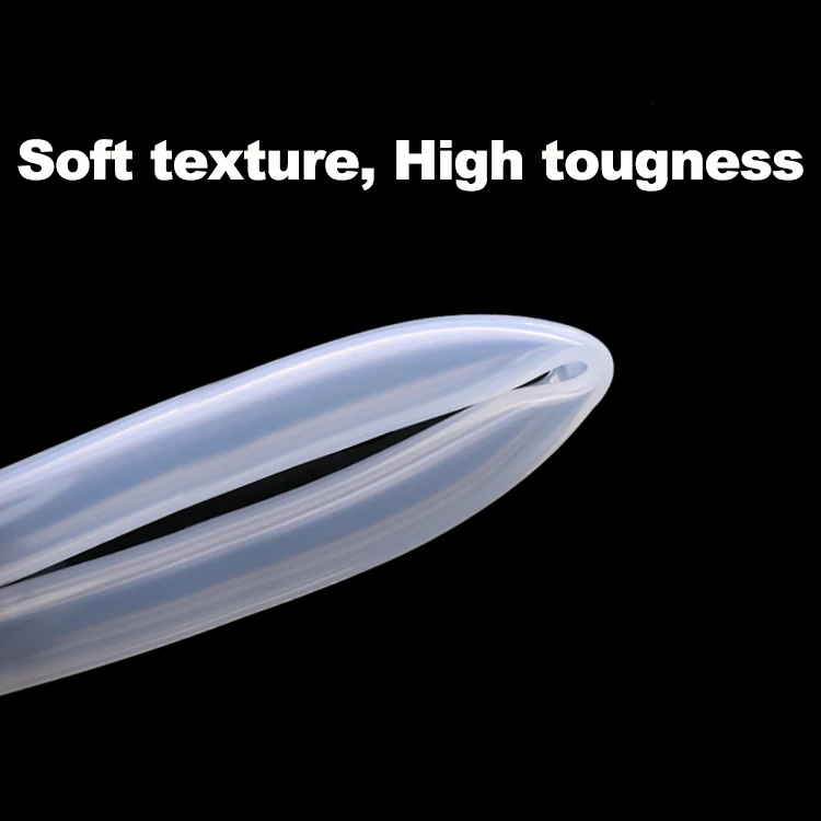 1~10m Food Grade Silicone Rubber Hose Transparent Diameter 0.5 1 2 3 4 5 6 7 8 9 10 12 14 16mm O.D Flexible Nontoxic Water Tube