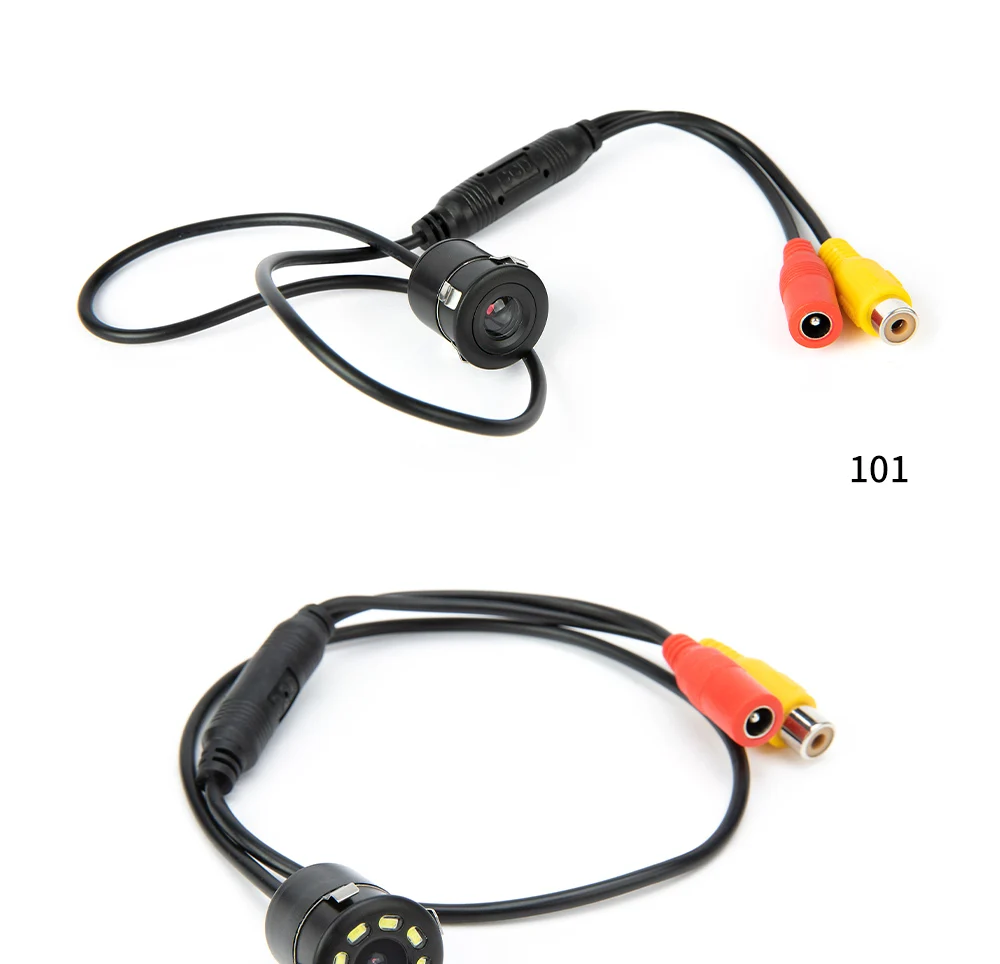 SINOVCLE Reverse Camera Rearview Car Infrared Night With & Without LED Vehicle Backup Wiring Waterproof HD Camera Kit