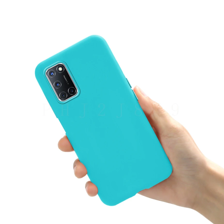 For OPPO A52 A72 A92 Case Silicone TPU Soft Phone Case For OPPO A72 A52 A 72 52 92 OPPOA72 OppoA52 Cases Candy Full Cover Coque