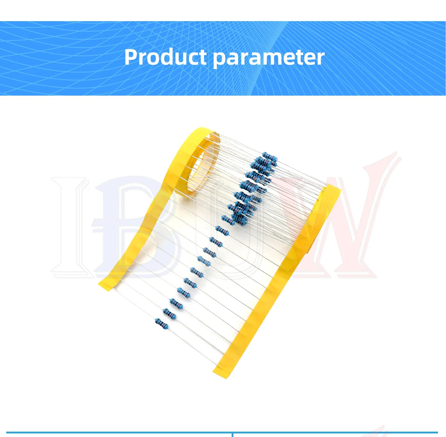 100pcs 1/4W Metal film resistor 1R~22M 1% 100R 220R 1K 1.5K 2.2K 4.7K 10K 22K 47K 100K 100 220 1K5 2K2 4K7 ohm resistance