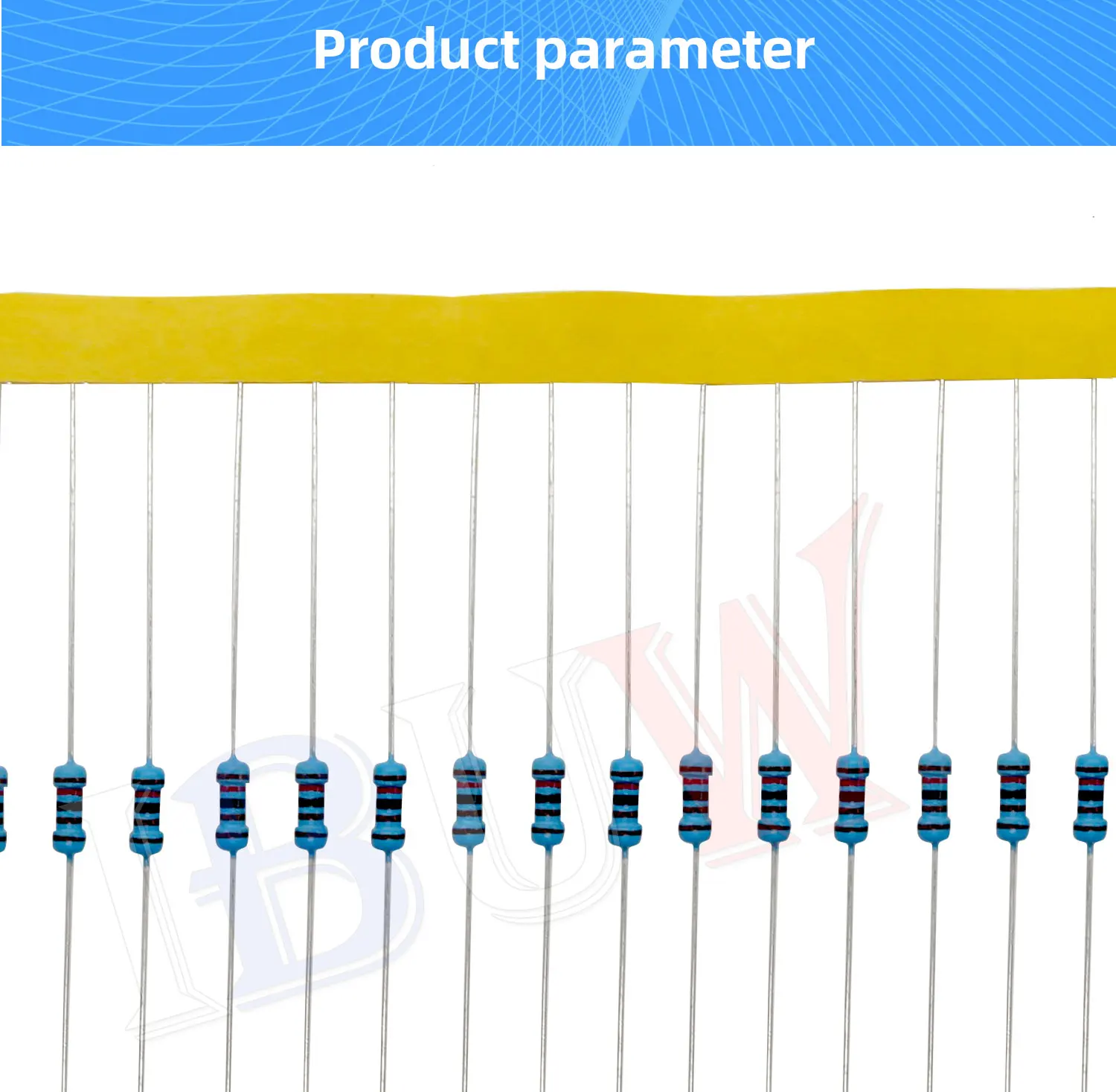 100pcs 1/4W Metal film resistor 1R~22M 1% 100R 220R 1K 1.5K 2.2K 4.7K 10K 22K 47K 100K 100 220 1K5 2K2 4K7 ohm resistance