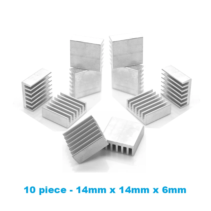 Graphics Card Cooler Heat Sink Kit, 33pcs Radiator Aluminum Heat Sink W/ Thermal Adhesive Tape GPU, VGA Video Card Heating