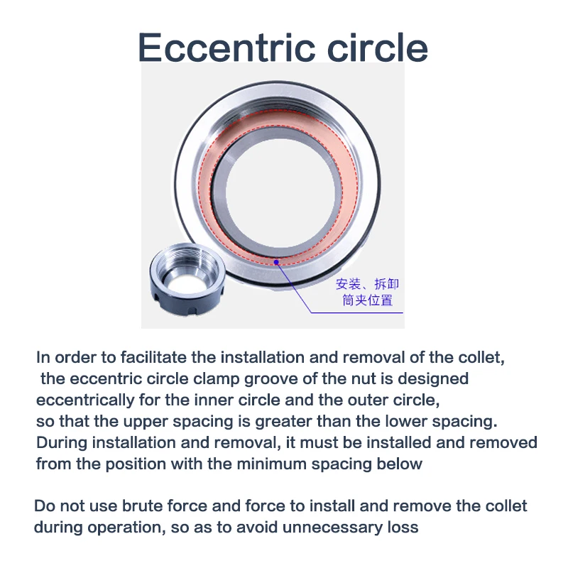 1PC ER11 ER16 ER20 ER25 ER32 AA UP High Precision 0.005mm Spring Collet Suitable Engraving Machine Spindle CNC Machining Center