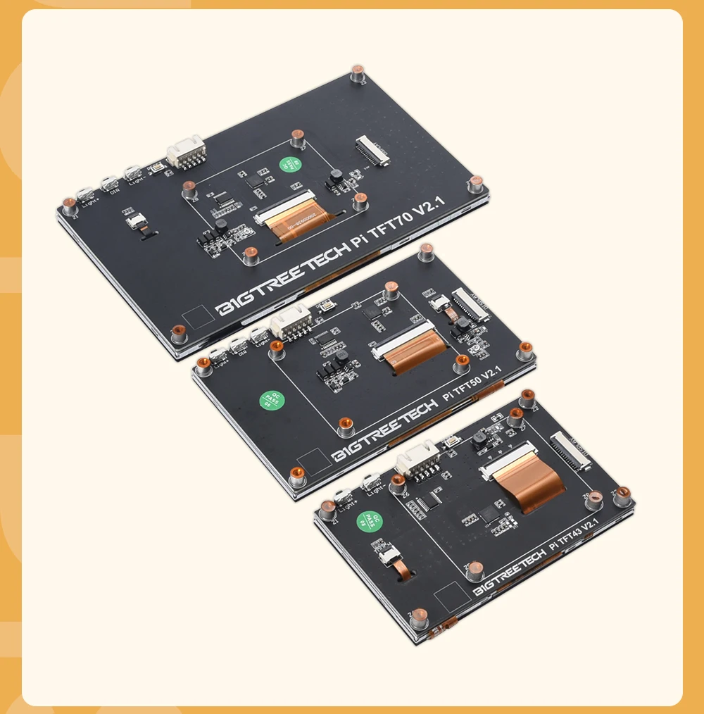 BIGTREETECH PITFT50 PITFT43 PITFT70 DSI Capacitive Touch Screen Raspberry PI LCD Display For Octopus Pro Control Board TMC5160