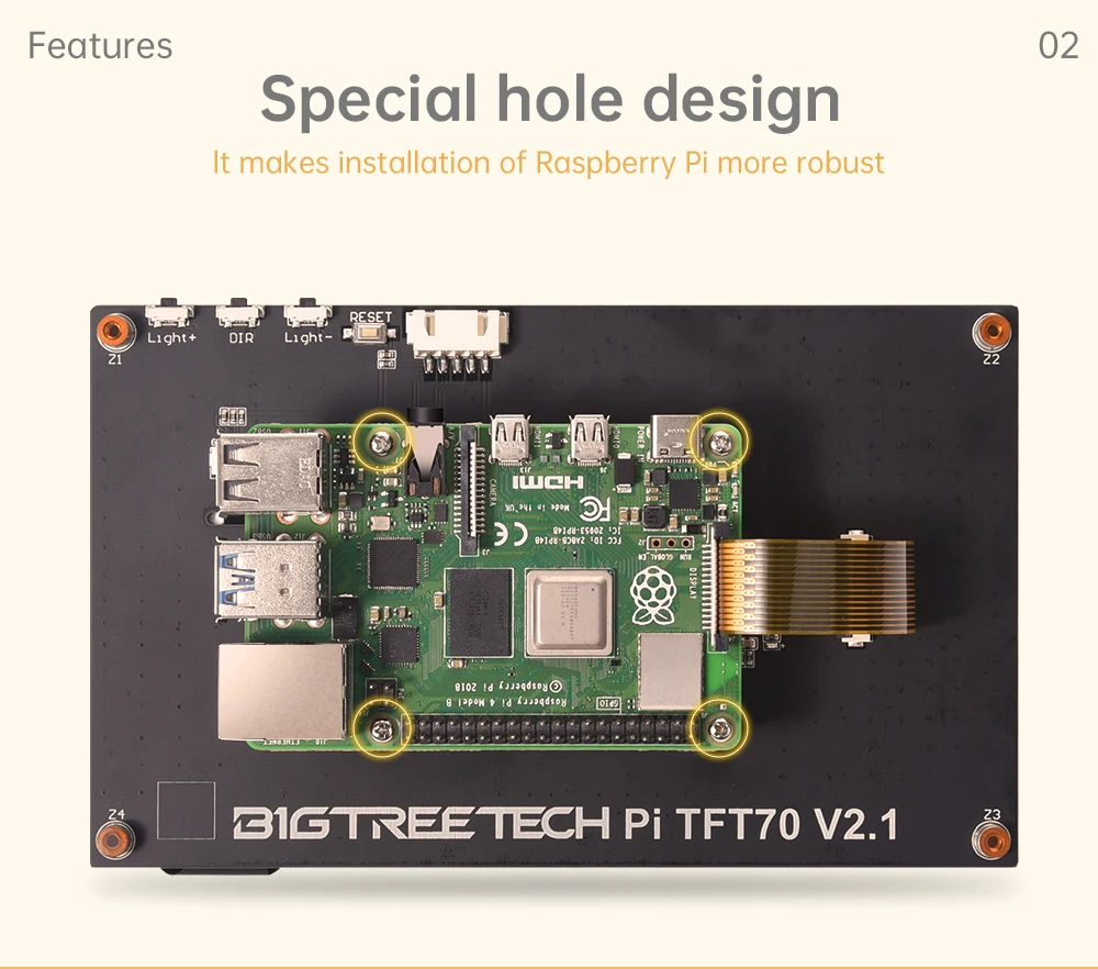 BIGTREETECH PITFT50 PITFT43 PITFT70 DSI Capacitive Touch Screen Raspberry PI LCD Display For Octopus Pro Control Board TMC5160