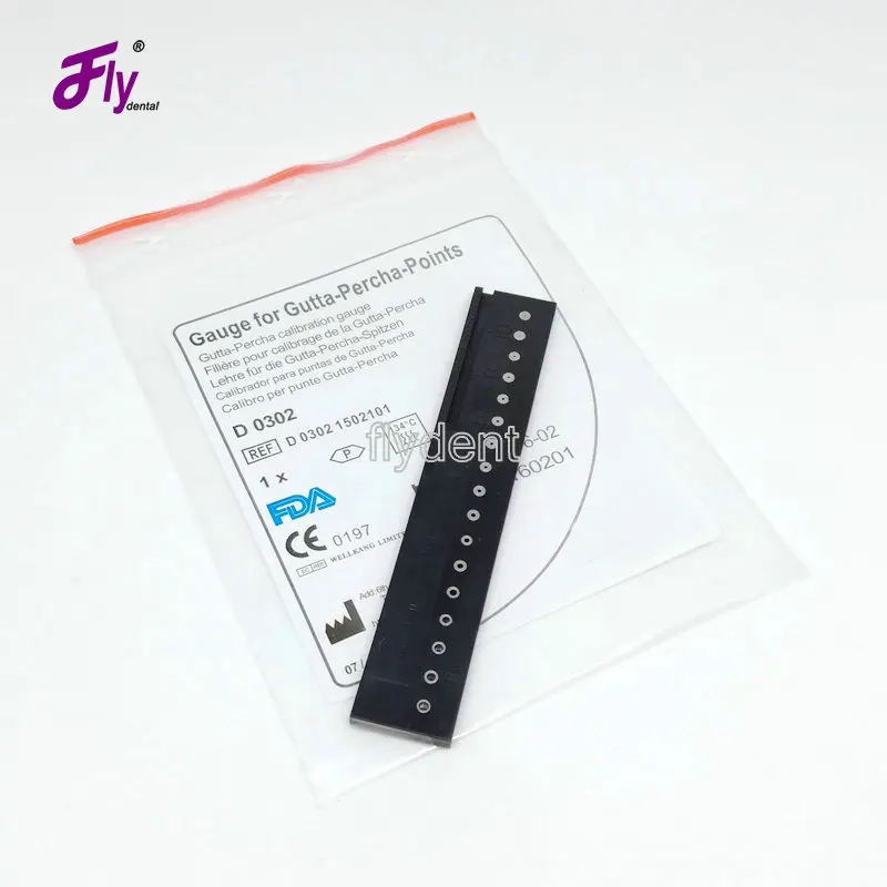 Dental Endo Rulers for Gutta Percha Point Gauge Calibrating Measuring Ruler Span Measure Scale Endodontic Instruments Dentistry