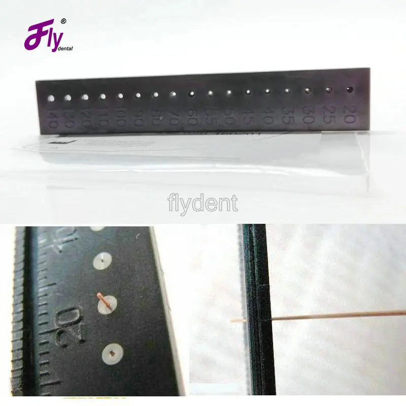 Dental Endo Rulers for Gutta Percha Point Gauge Calibrating Measuring Ruler Span Measure Scale Endodontic Instruments Dentistry