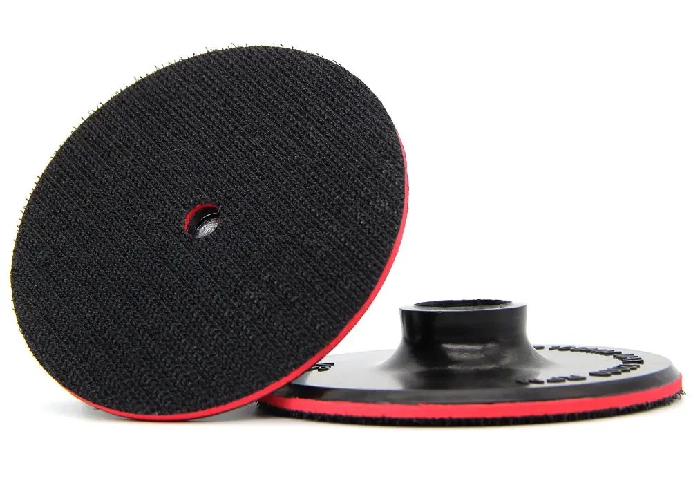 4" Hook & Loop Backing Plate 100mm M14 Thread Thin Type Adhesive Backer Pad Buffing Disc For Car Polishing Stone Angle Grinder