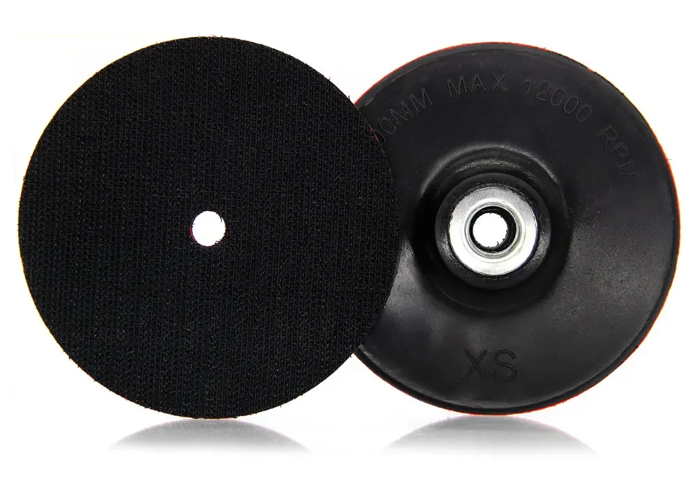 4" Hook & Loop Backing Plate 100mm M14 Thread Thin Type Adhesive Backer Pad Buffing Disc For Car Polishing Stone Angle Grinder