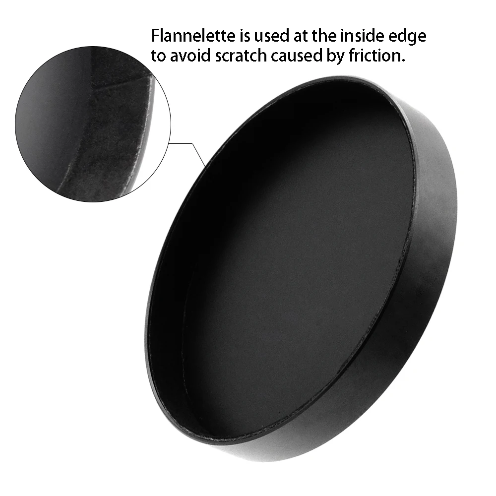 Metal Lens Cap 114mm / 95mm / 85mm /80mm (inner diameter) Lid for Matte Box Adapter Ring Filter Step Up Ring Black Universal