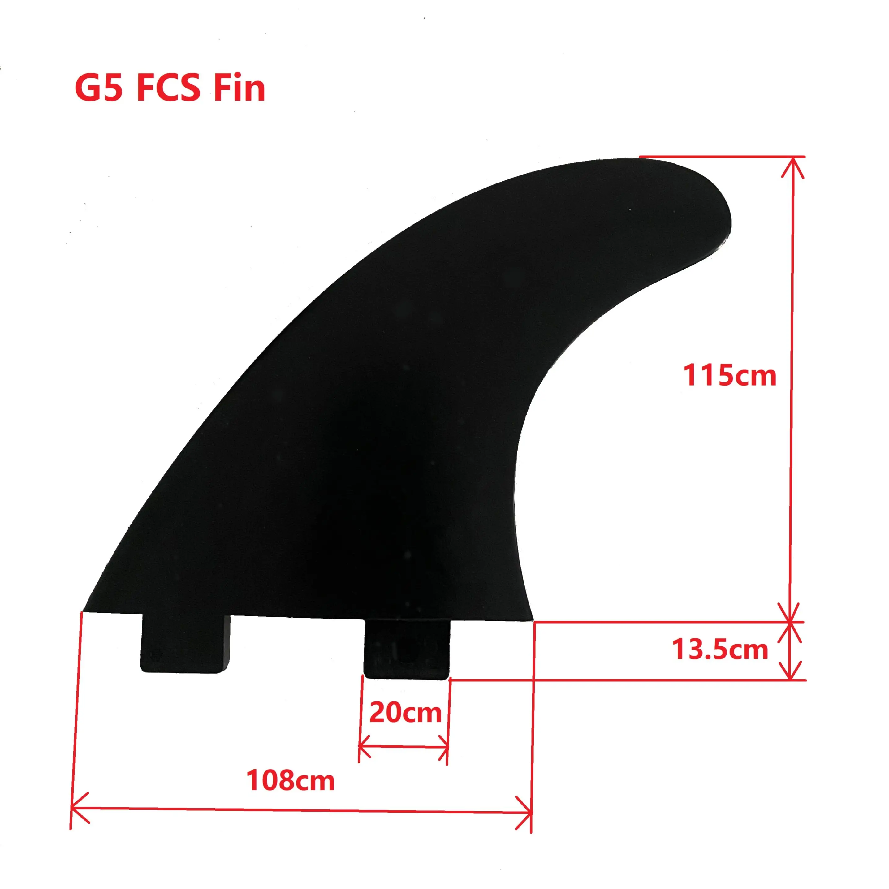 3 Pieces G5 Surfboard Fins Size M SUP Accessory Surf Fin Paddle Board Fin