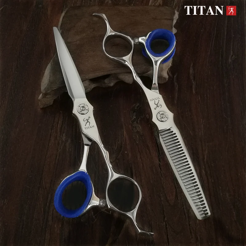 Titan Professional Hairdressing Scissors Hairdresser's 6.0 Inch Cut Thinning Barber Tool