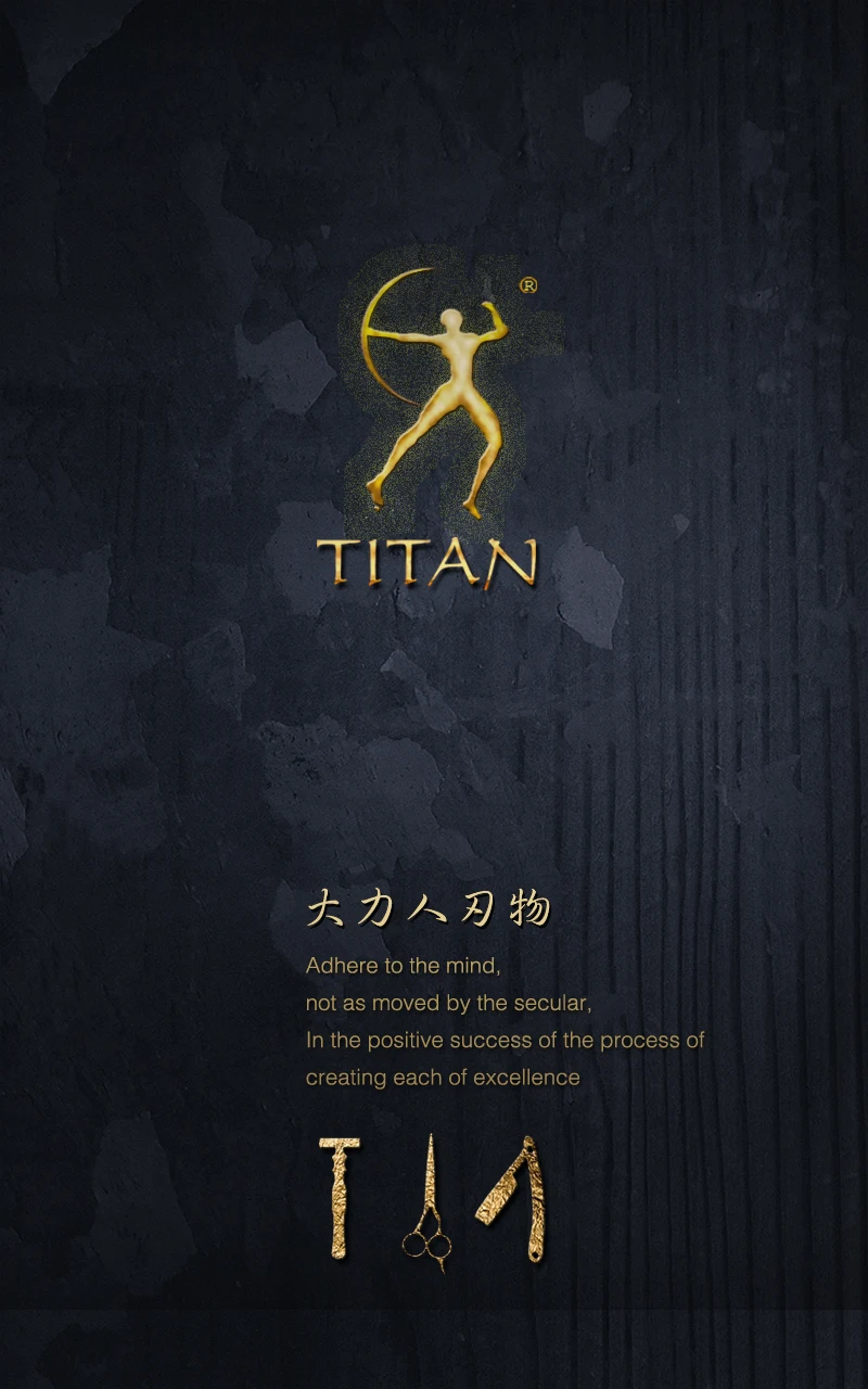 Titan Professional Hairdressing Scissors Hairdresser's 6.0 Inch Cut Thinning Barber Tool