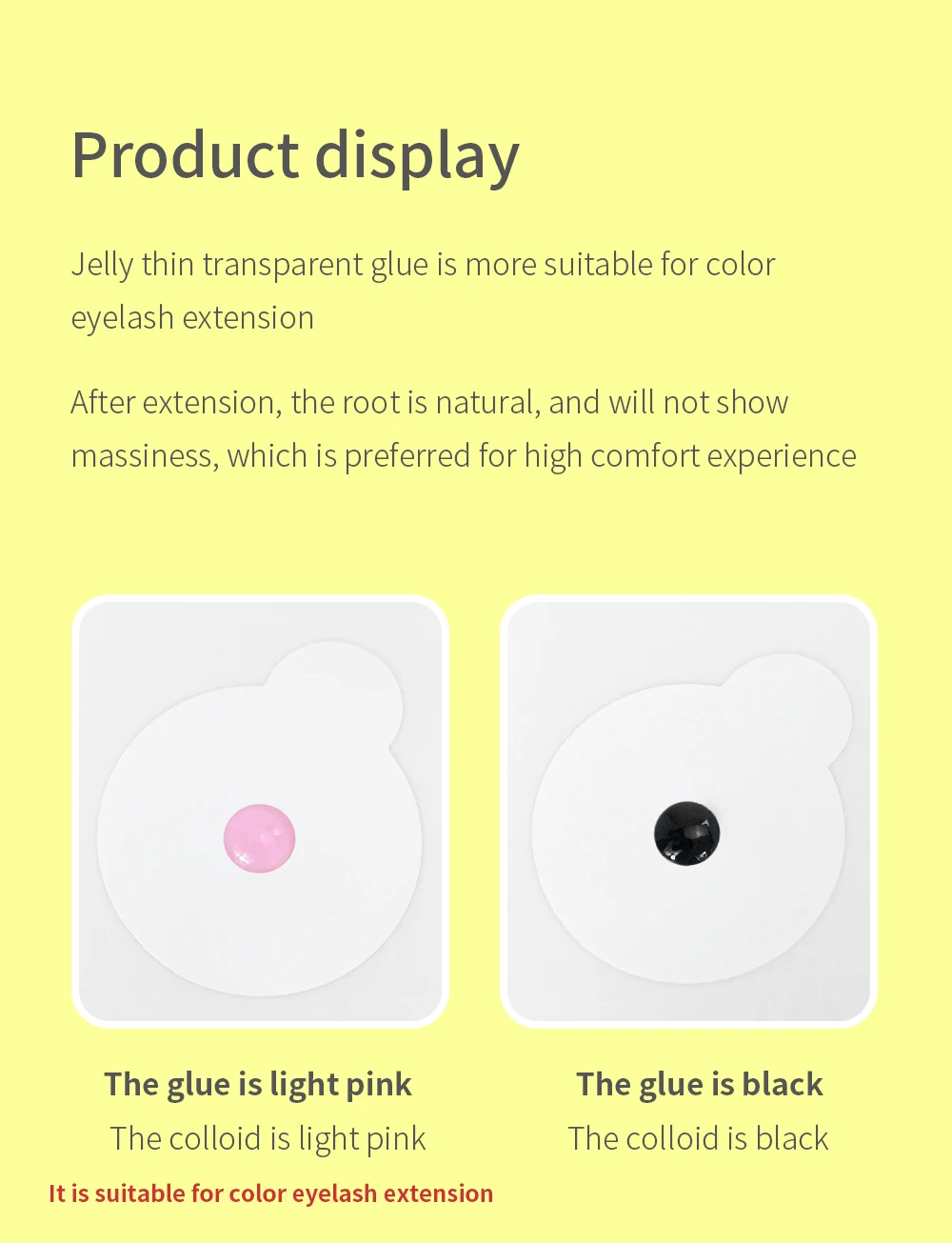 GLAMLASH Eyelash Extension Glue Individual False Lashes Black Adhesive Kit for Professional Use 0.3-2 Sec Dry Time