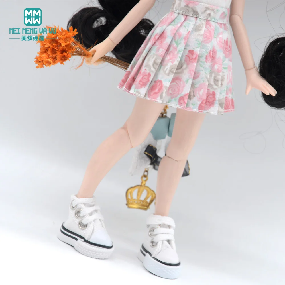 Blyth Doll Clothes Fashion Three-piece Purple Wool Cardigan for Toys Azone OB23 OB24 Doll Accessories