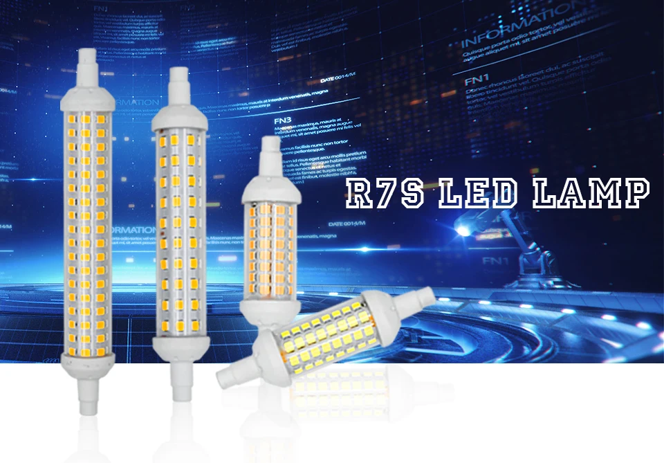 R7S LED 78mm 118mm 135mm Light Bulb 6w 9w 12w SMD 2835 Lampada Led Lamp 220V-240V Corn Light Energy Saving Replace Halogen Light