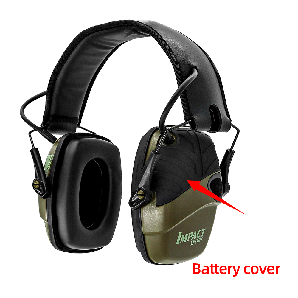 Battery Cover Accessories for Howard Leight Impact Headset Tactical Electronic Shooting Earmuffs Hearing Protection Headphones