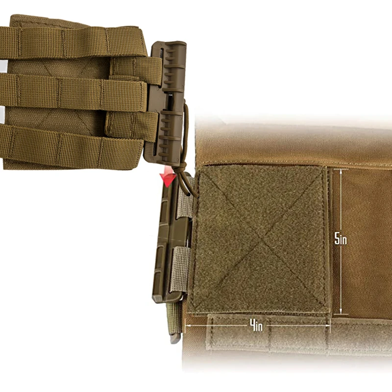 Tactical Vest Accessories Quick Release Buckle Outdoor Airsoft Hunting Vest Quick Removal Buckle Set
