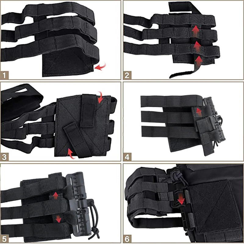 Tactical Vest Accessories Quick Release Buckle Outdoor Airsoft Hunting Vest Quick Removal Buckle Set
