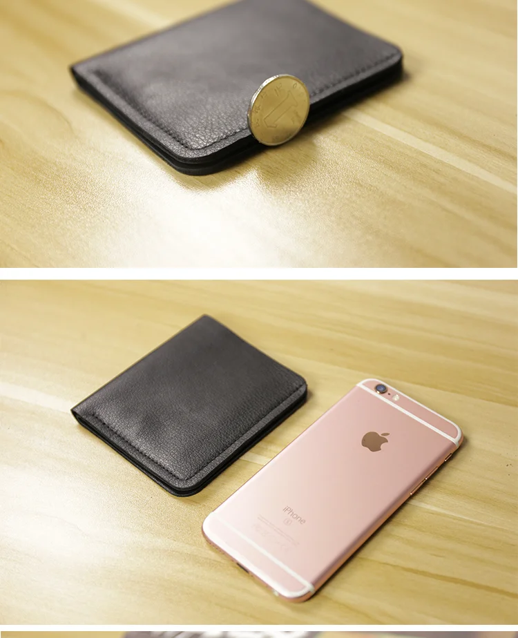 Genuine Leather Casual men wallet luxury design Short purse slim Card Holder Solid money bag famous brand thin minimalist wallet