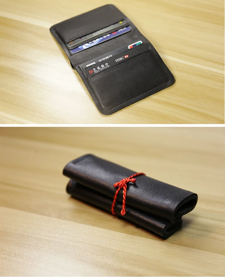 Genuine Leather Casual men wallet luxury design Short purse slim Card Holder Solid money bag famous brand thin minimalist wallet