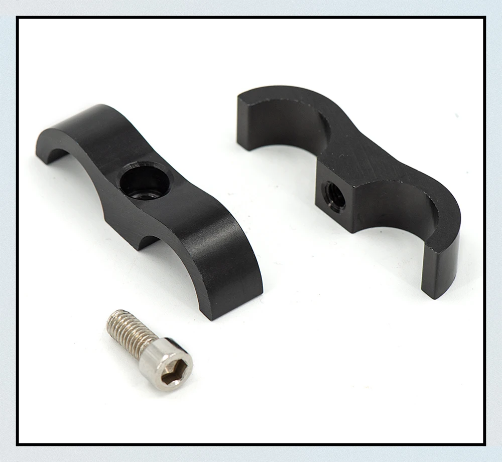 1Pcs Universal AN4 AN6 AN8 AN10 Billet Oil Fuel Water Hose Tube Seprator Divider Clamp aluminum line separator