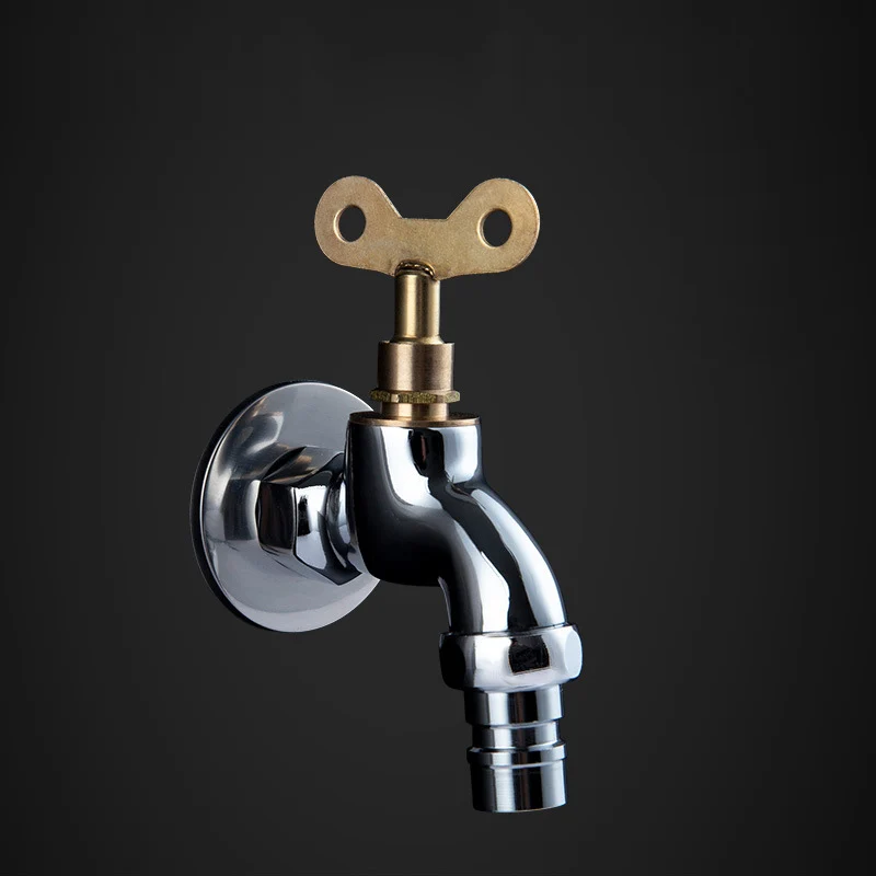 High Quality Anti-theft Sink Faucet With Lock Key Single Handle Lockable Household Washing Water Tap DropShipping For Outdoor