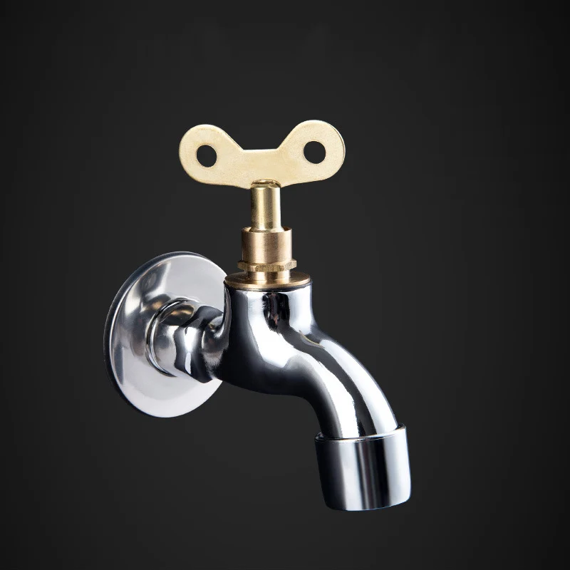 High Quality Anti-theft Sink Faucet With Lock Key Single Handle Lockable Household Washing Water Tap DropShipping For Outdoor