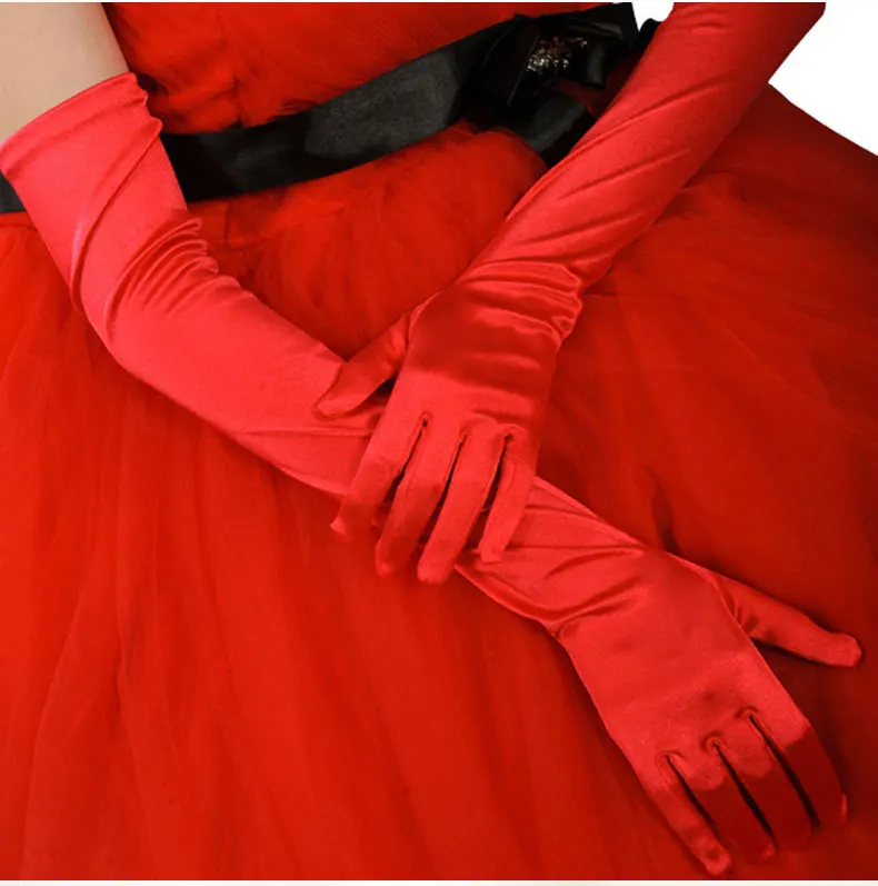 Bridal Gloves Long Wedding Accessories Satin Fancy Wedding Accessories High Quality Cheap