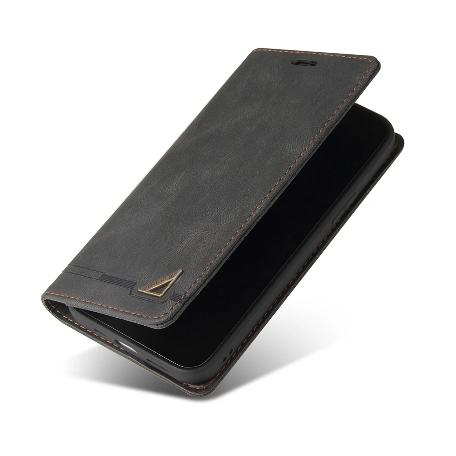Wallet Anti-theft Brush With Card Slot Magnetic Flip Leather For Samsung Galaxy S26 FE S25 Ultra S24 Plus S23 S22 S21 S20 S10 S9
