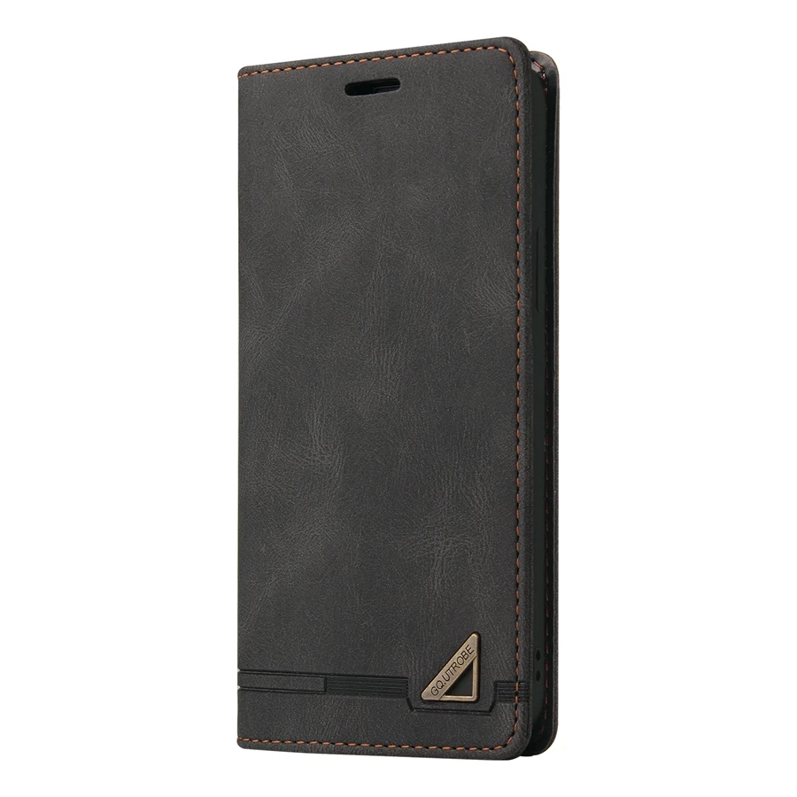 Wallet Anti-theft Brush With Card Slot Magnetic Flip Leather For Samsung Galaxy S26 FE S25 Ultra S24 Plus S23 S22 S21 S20 S10 S9