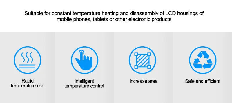 Sunshine S-918E LCD Screen Splitter Heating Stage Separator Pad For Phone IPad Repair Separation Pad LCD Dismantling Treasure