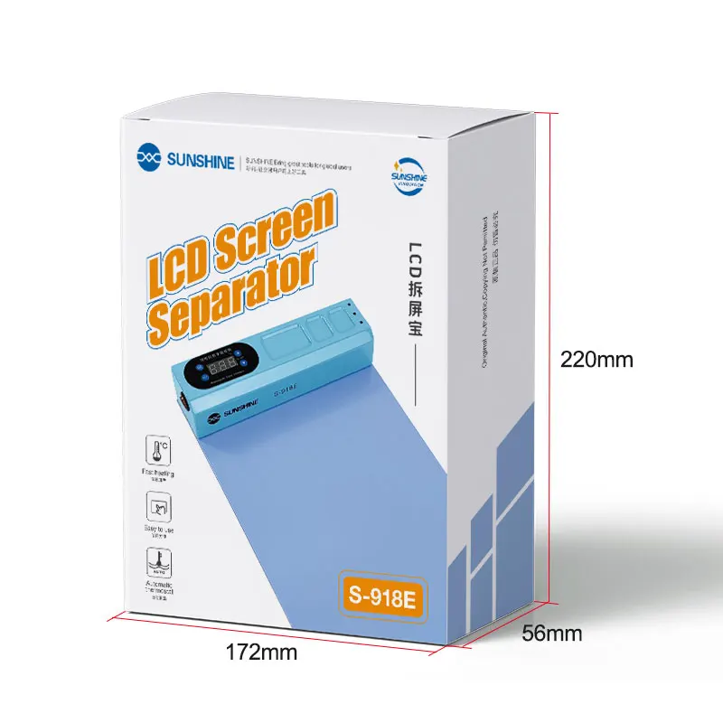 Sunshine S-918E LCD Screen Splitter Heating Stage Separator Pad For Phone IPad Repair Separation Pad LCD Dismantling Treasure