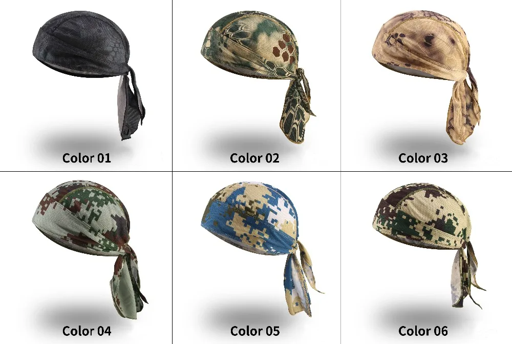 Headband Summer Men Printed Cycling Cap Sun Protection Camouflage Fishing Running Headscarf Hood Hiking Sport Women Bandana