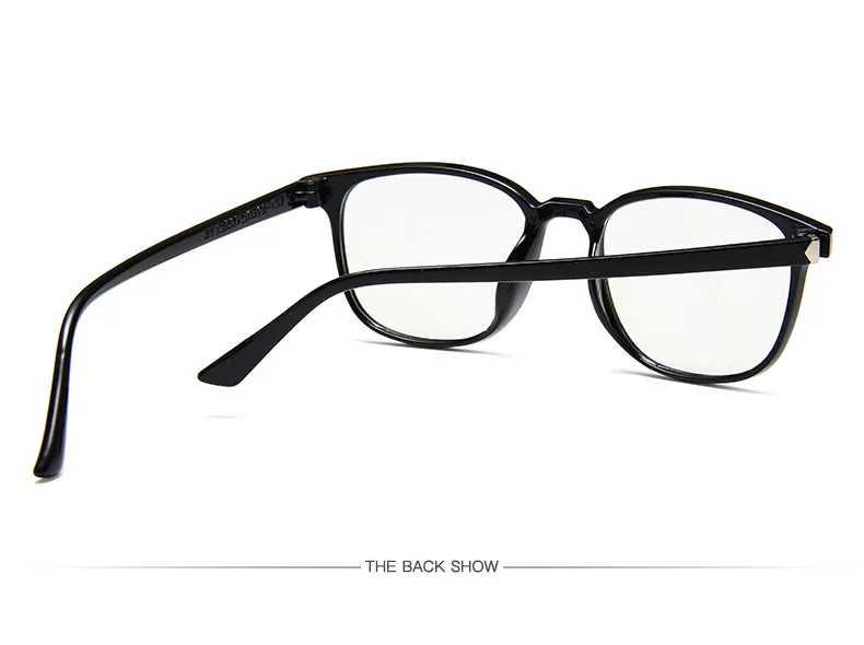 RMM Retro Mens Glasses Frame Fashion Computer Eyeglasses Frame Women Anti-blue Light Transparent Clear Pink Plastic Glasses