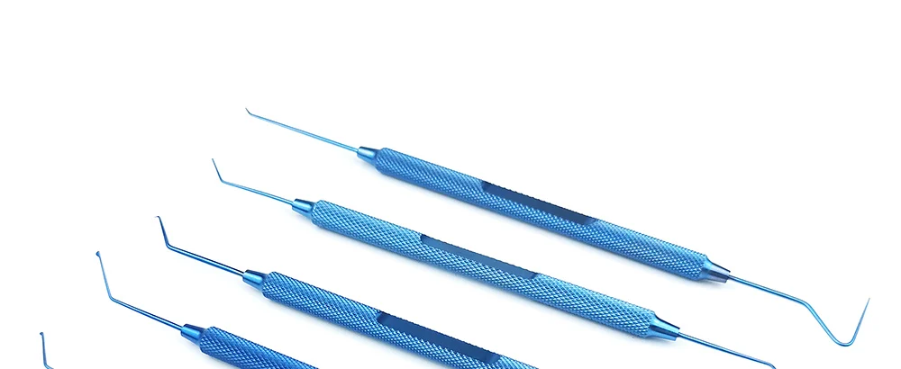 Titanium Double Phaco Chopper Spatula Manipulator Sinskey Hook Ophthalmic Instrument Double Eyelid Tool