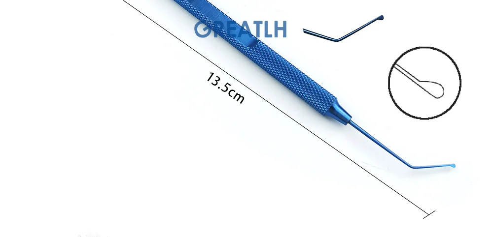 Titanium Double Phaco Chopper Spatula Manipulator Sinskey Hook Ophthalmic Instrument Double Eyelid Tool