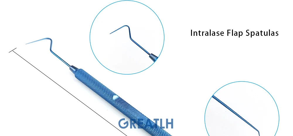 Titanium Double Phaco Chopper Spatula Manipulator Sinskey Hook Ophthalmic Instrument Double Eyelid Tool