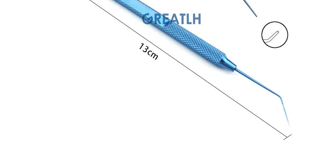 Titanium Double Phaco Chopper Spatula Manipulator Sinskey Hook Ophthalmic Instrument Double Eyelid Tool