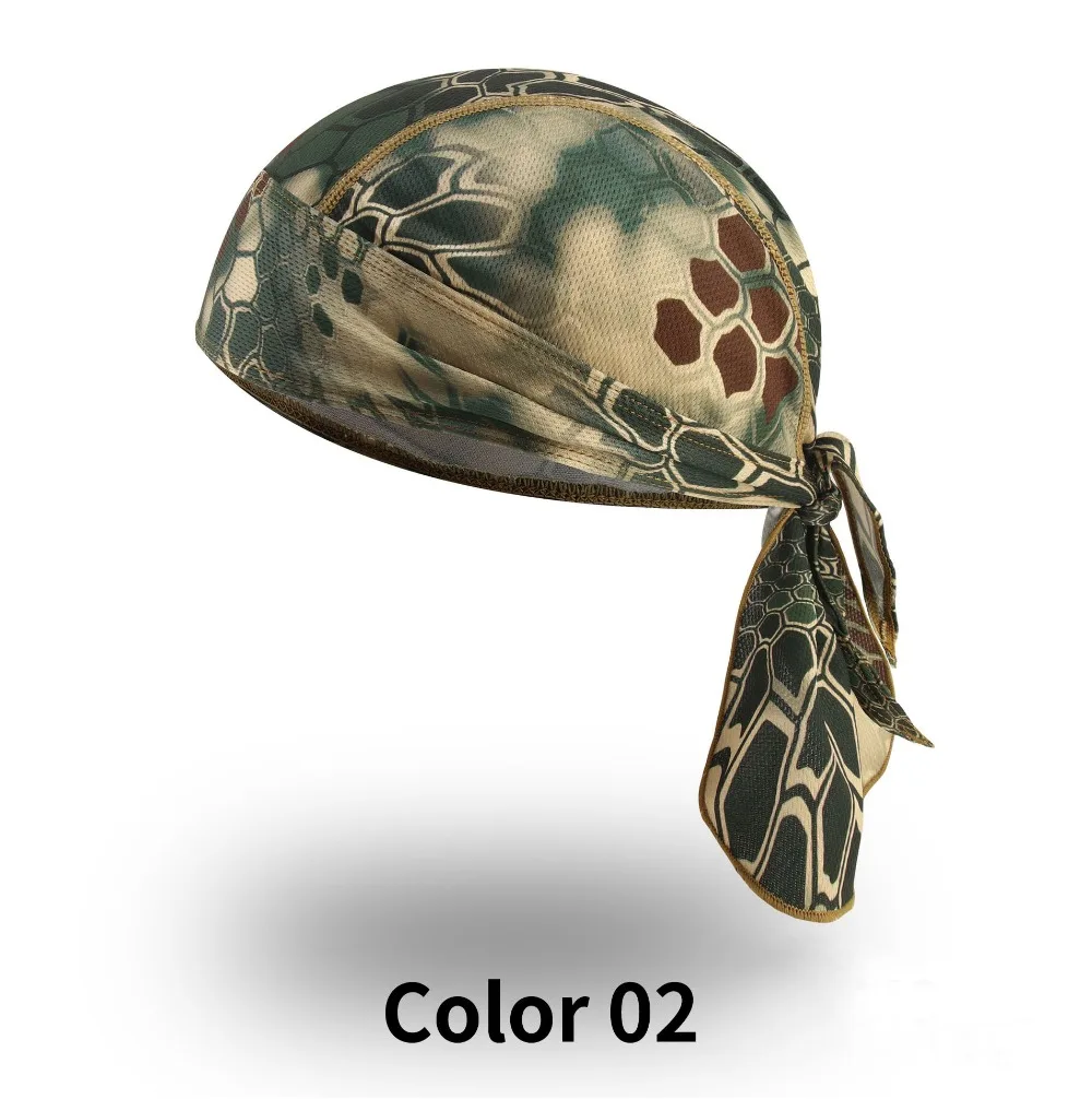 New Headband Summer Men Printed Cycling Cap Sun Protection Camouflage Fishing Running Headscarf Hood Hiking Sport Bandana