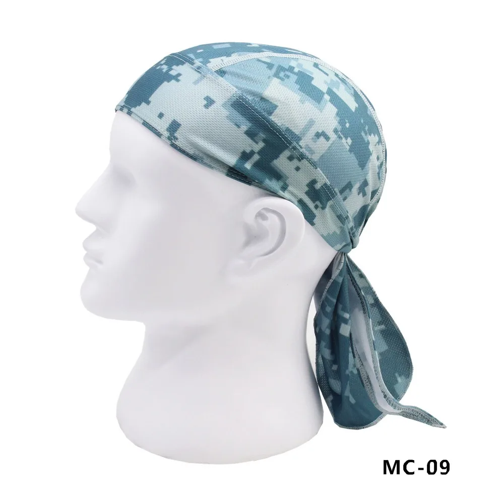 New Headband Summer Men Printed Cycling Cap Sun Protection Camouflage Fishing Running Headscarf Hood Hiking Sport Bandana