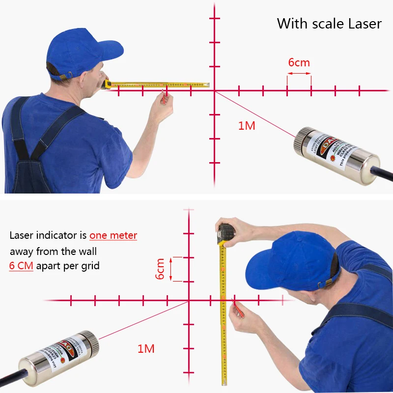 Mini Laser Horizontal Indoor Golf Assistive Device with Ultra Strong Green/Red Laser Beam, Portable with Battery