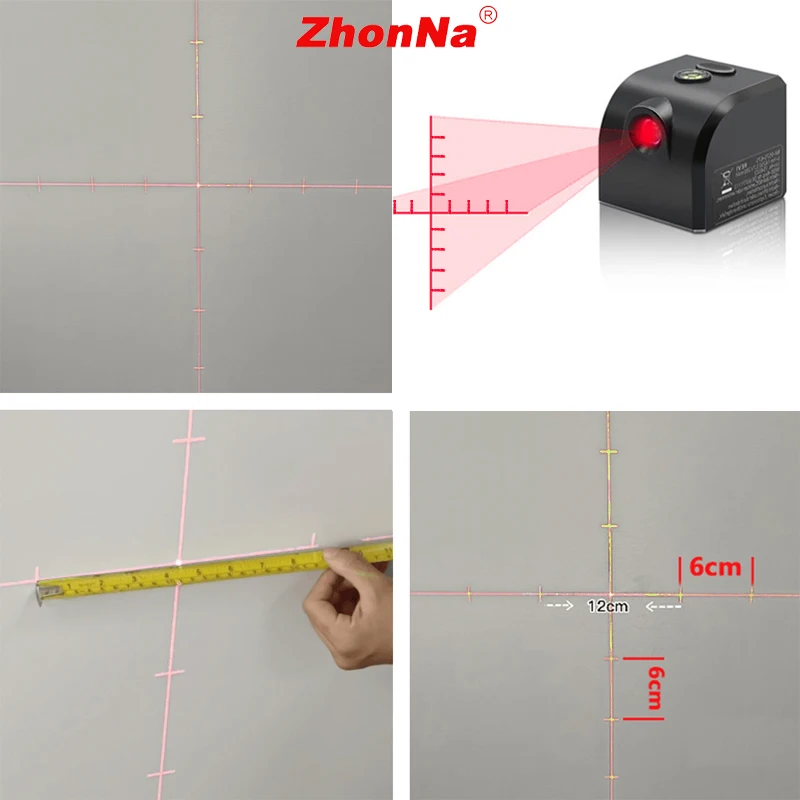 Mini Laser Horizontal Indoor Golf Assistive Device with Ultra Strong Green/Red Laser Beam, Portable with Battery