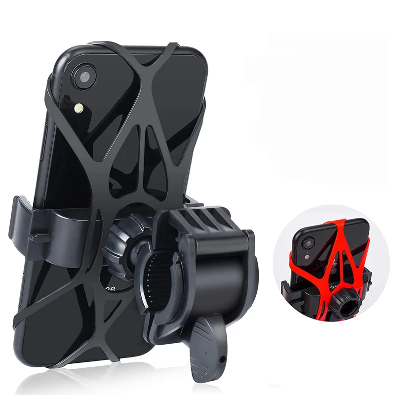 Silicone Bands for Bicycle Motorcycle Phone Holder Universal Security Rubber Strap for Mountain Road Sports Bike Handlebar Mount